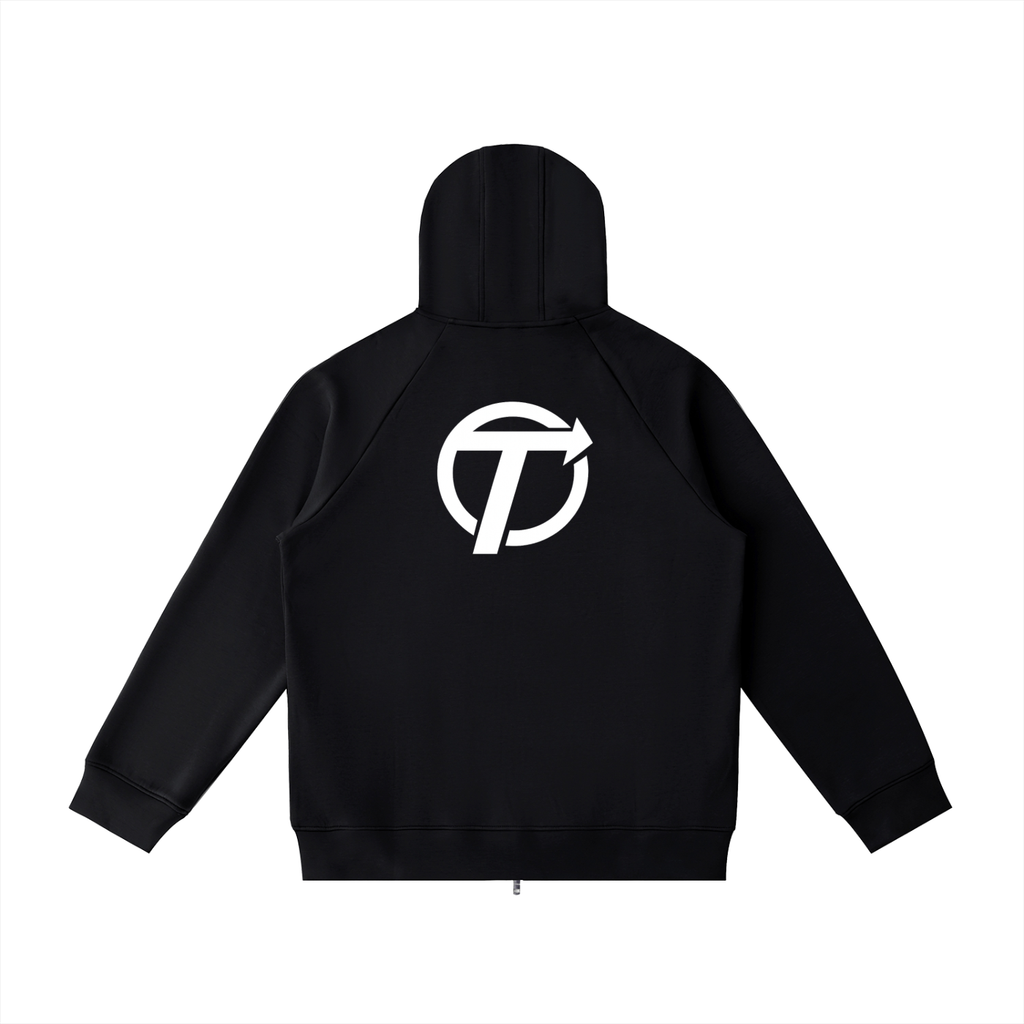 ARTEM Raglan Sleeve Zip Hoodie